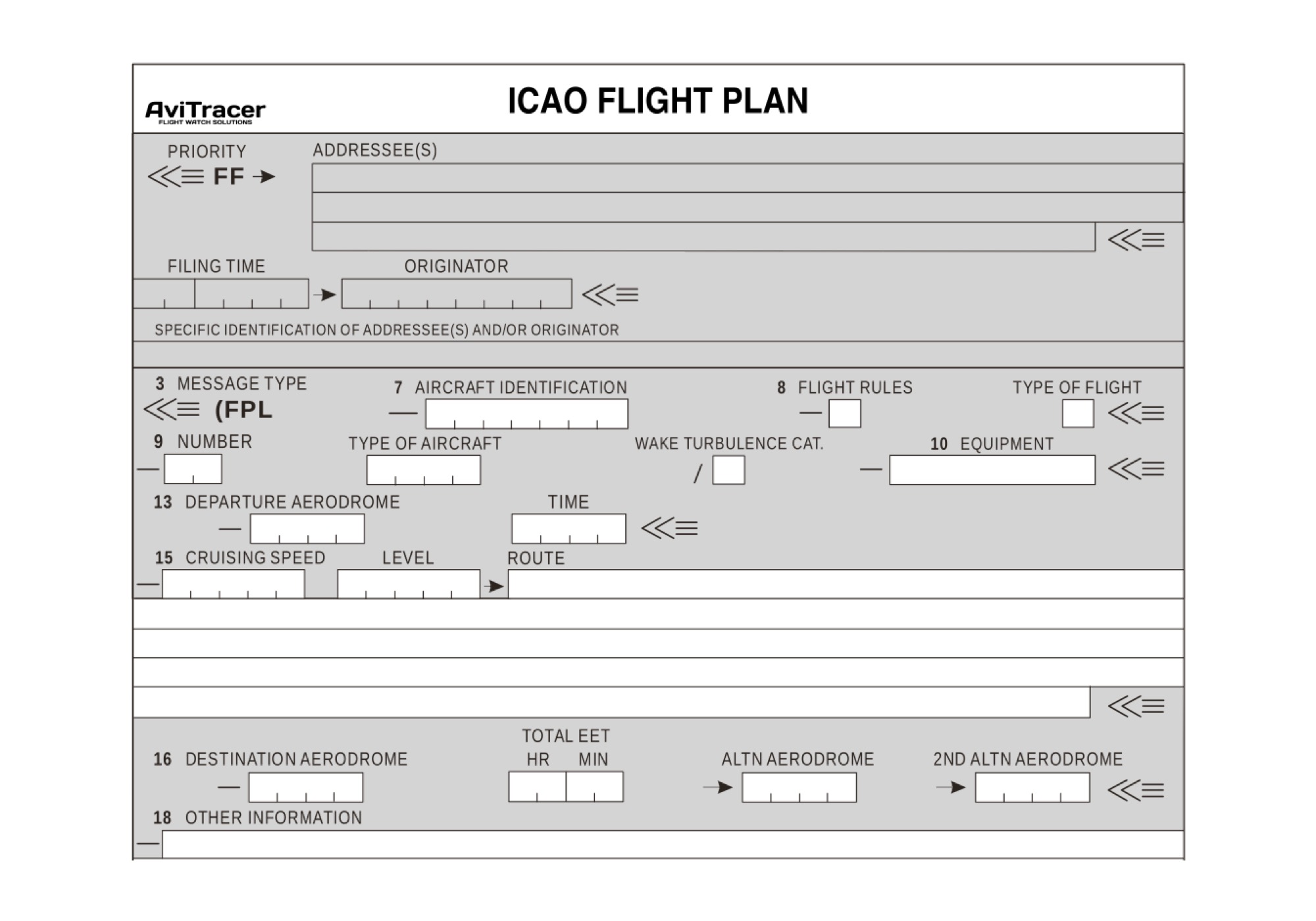 Prepare your next Flight - BRIEF by AviTracer.com